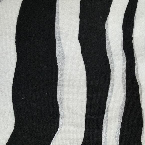 White House Black Market, Black White, Zebra Print, Knee Length, Pencil Skirt-00 - Picture 7 of 9